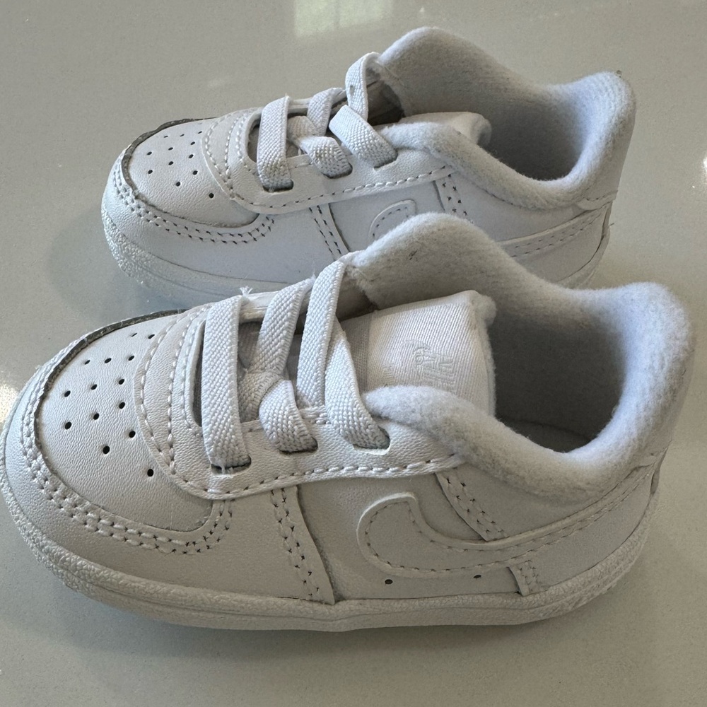 Toddler white Nikes